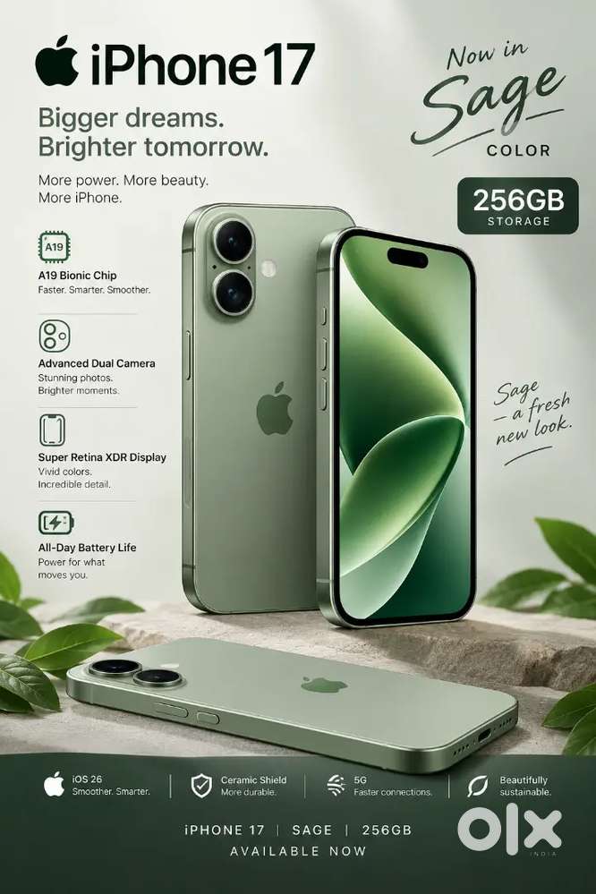 IPhone 17 sage color (256gb)