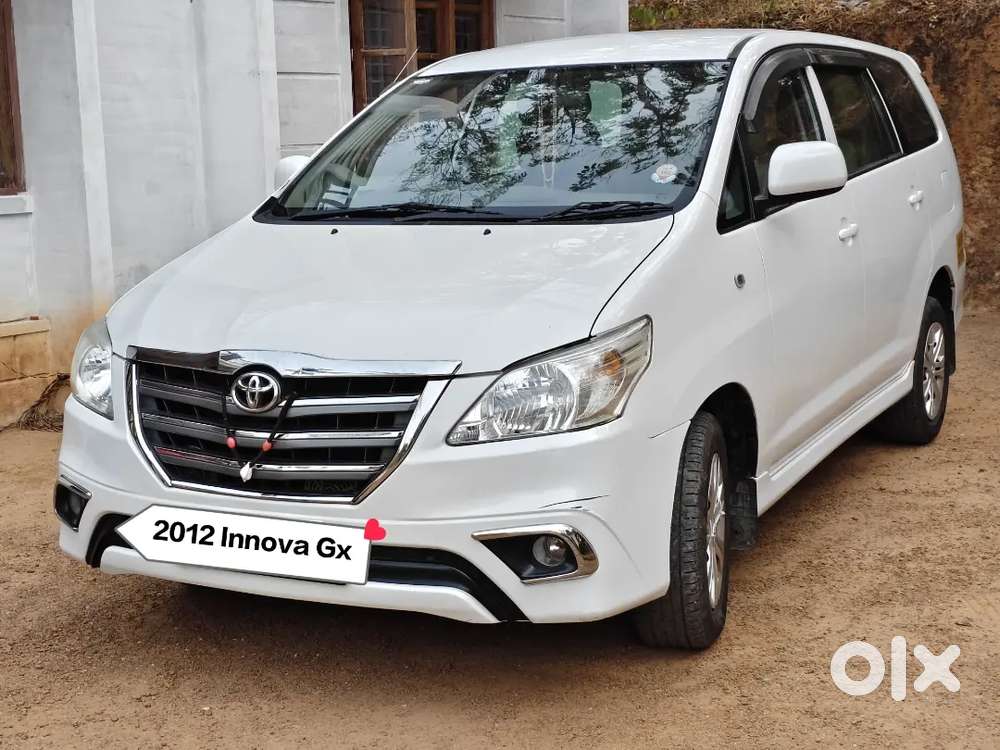 2012 Innova Pearl White Colour Full Company Matained Vehicle