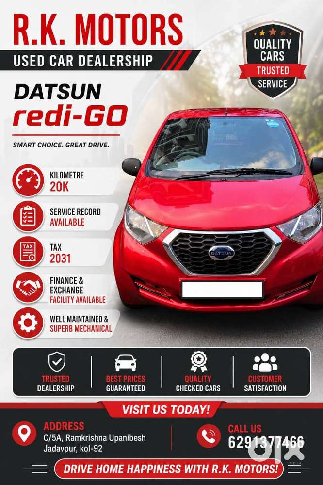 Datsun Redigo S, 2016, Petrol