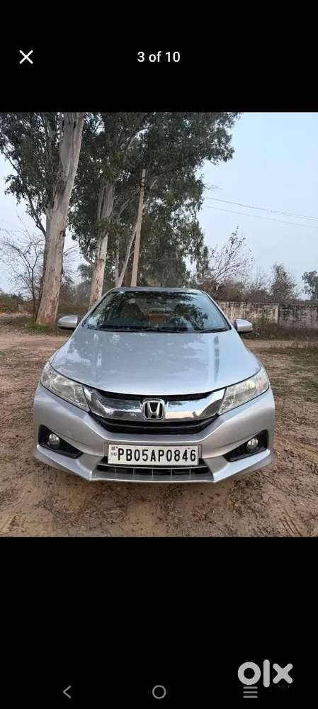 Honda City 2014 Diesel Car Top Model Sunroof,push Button Start ,alloy