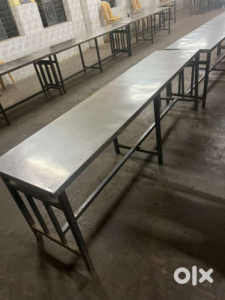 Stainless steel dining table 7*1.5