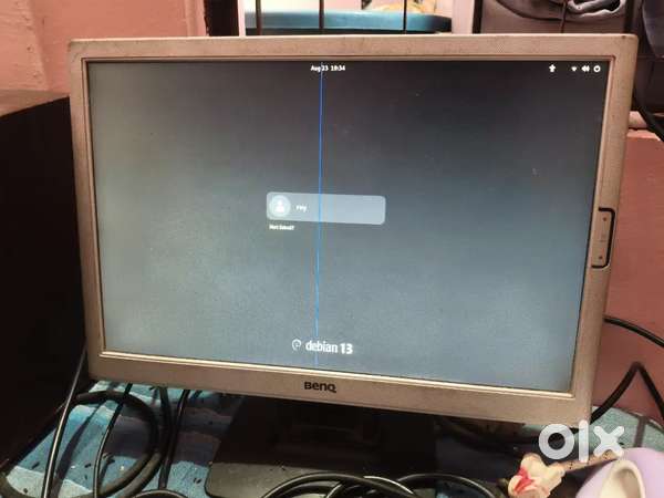 Cpu tower and monitor