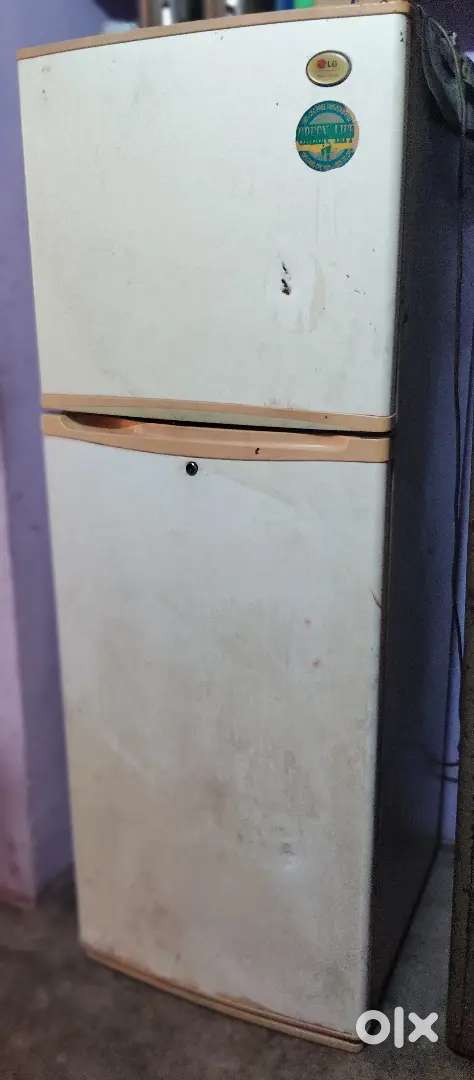 4 year old double door fridge only Gas dalvani pdegi