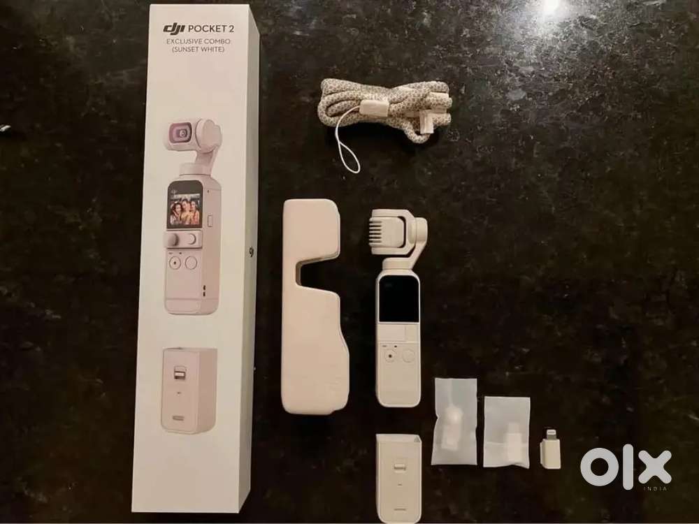 DJI pocket 2 Exclusive Combo (Sunset White) - Cameras & Lenses in