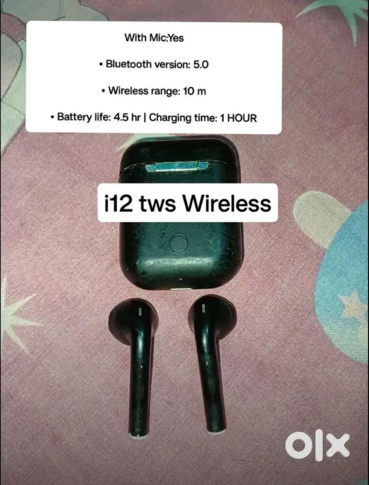 i12 wireless earbuds
