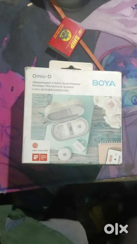 BOYA Omic-D Wireless Lavalier Microphone for iPhone, Noise