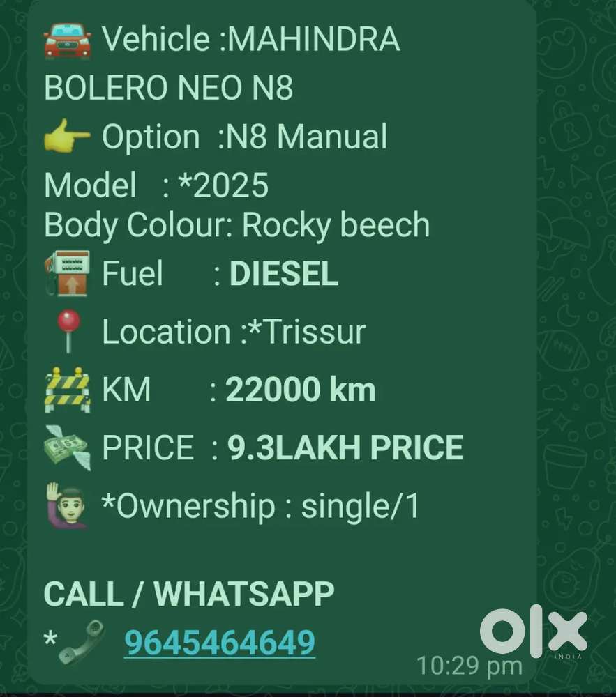 Mahindra Bolero Neon8