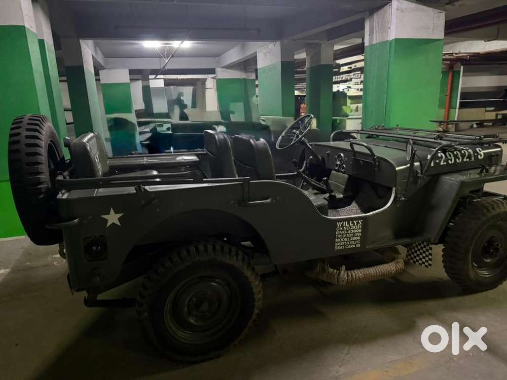 Army Jeep Original Body New Mahindra Di Diesel Engine Left Hand Drive