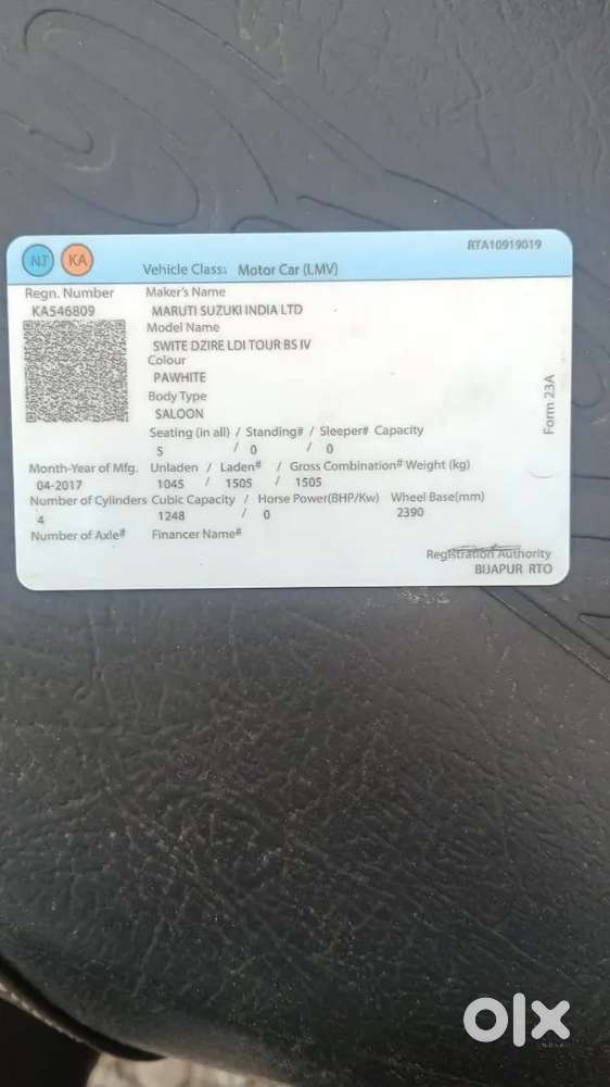 Maruti Suzuki Dzire 2017 Manual Diesel