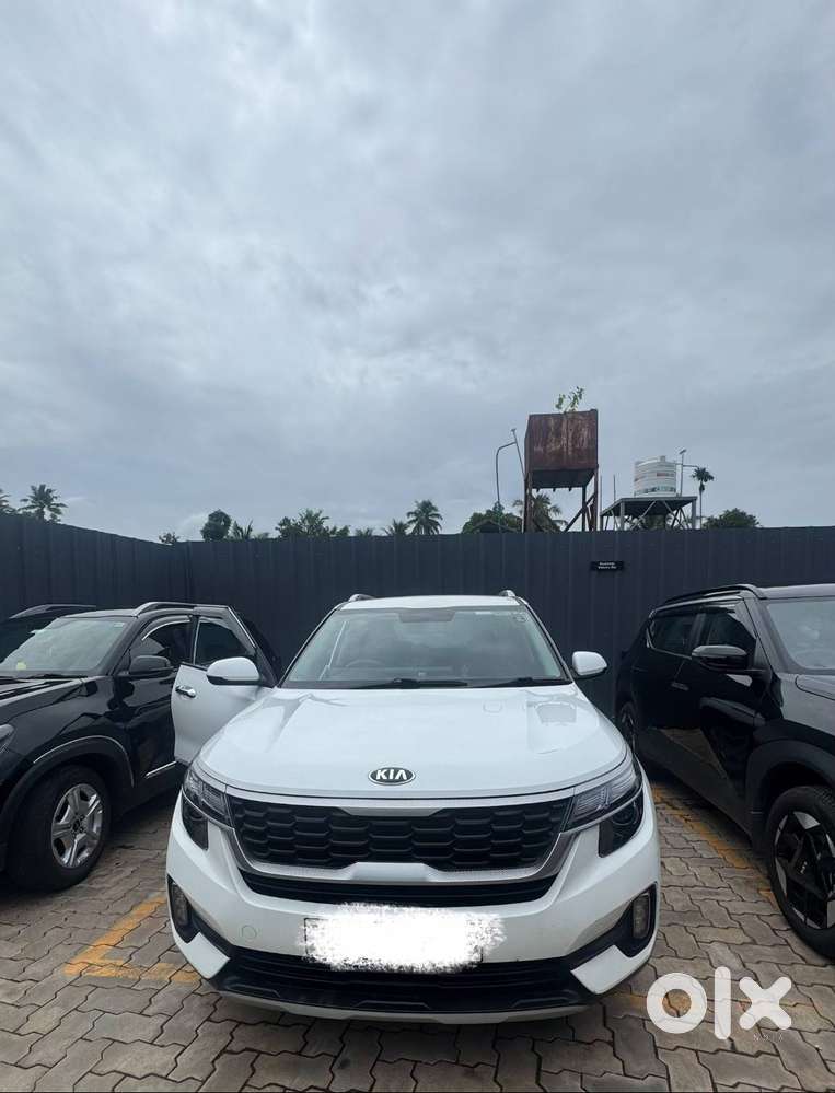 Kia Seltos Hte 1.5l Diesel 2020 White (with Lcd Infotainment System)