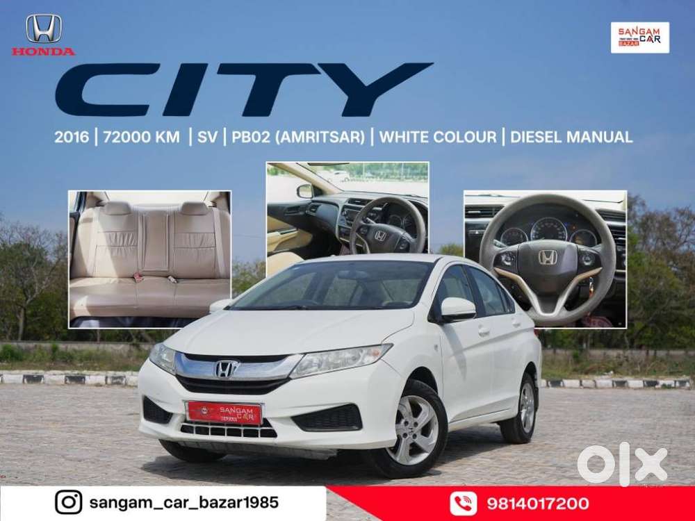 Honda City 2015-2017 I Vtec Sv, 2016, Diesel