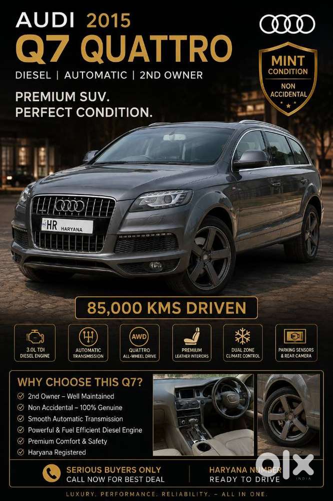 Audi Q7 3.0 Tdi Quattro, 2015, Diesel