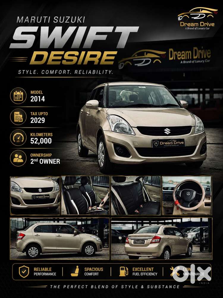 Maruti Suzuki Dzire Vxi Ags, 2014, Petrol