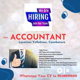 Accountant Jobs in Coimbatore, Accountant Job Vacancies & Openings in ...