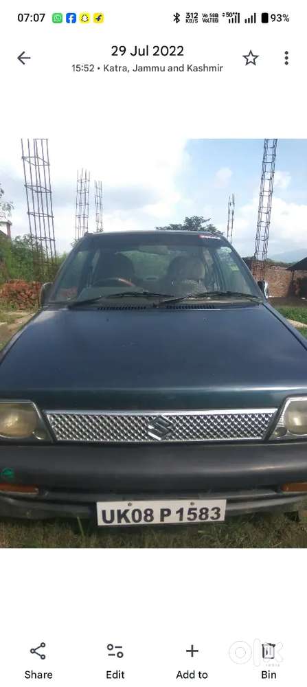 Maruti Suzuki 800 2009 Petrol 61000 Km Driven Petrol+ Lpg, Ac 2029