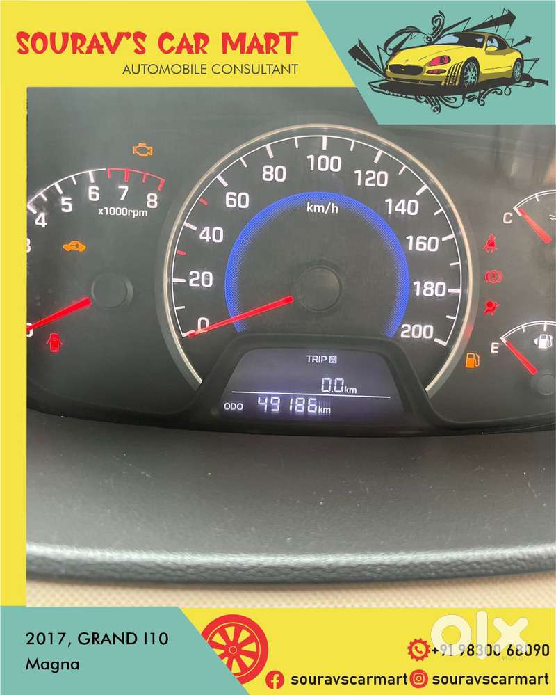 Hyundai Grand I10 Magna, 2017, Petrol
