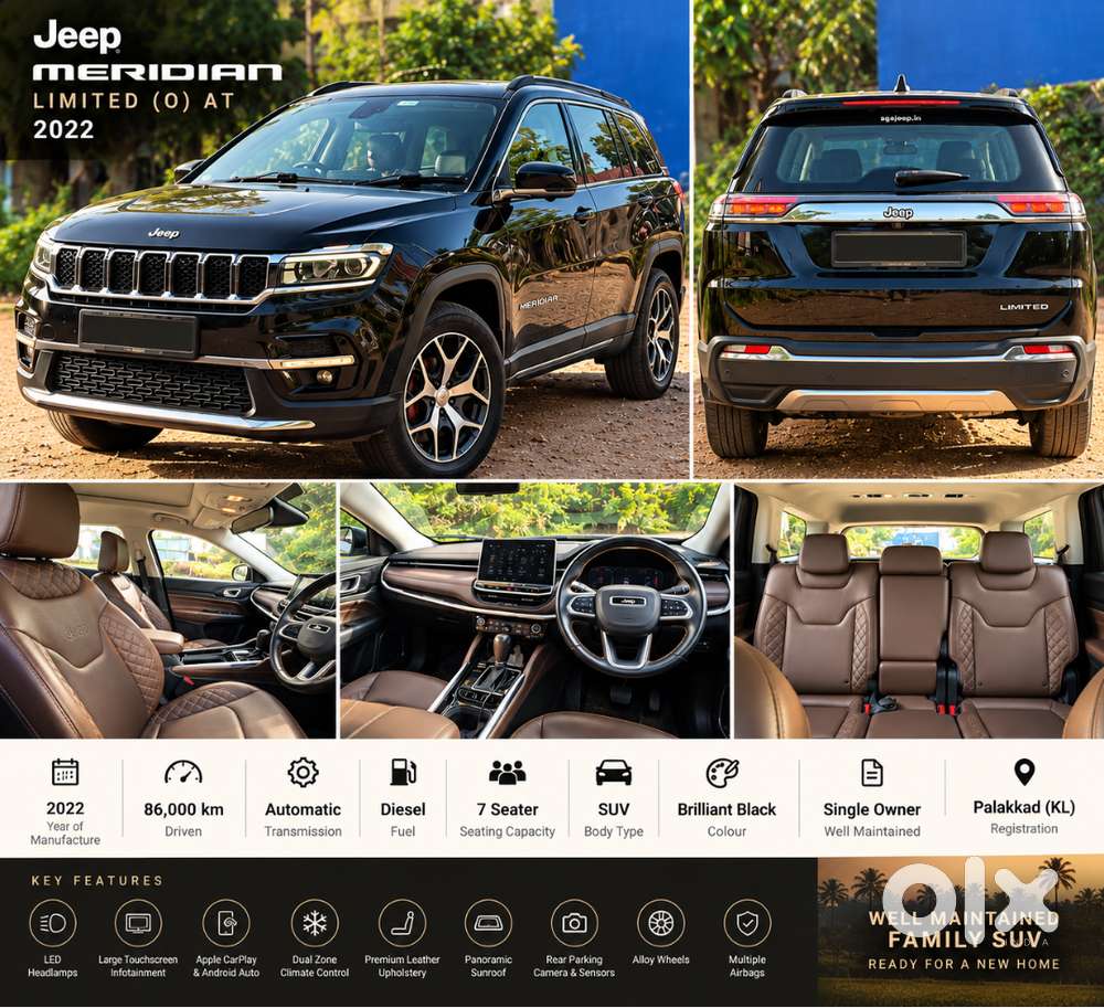2022 Jeep Meridian Limited (o) 4x2 At
