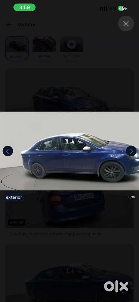 Skoda Rapid Tsi 2021 Petrol Car