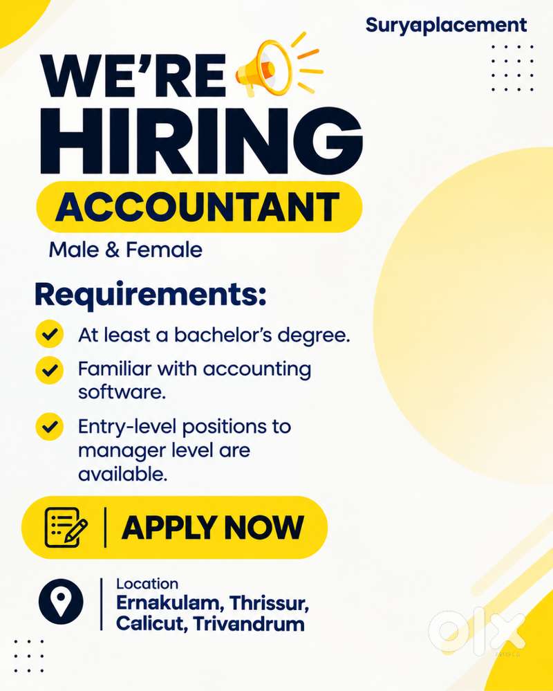 Hiring for accountant