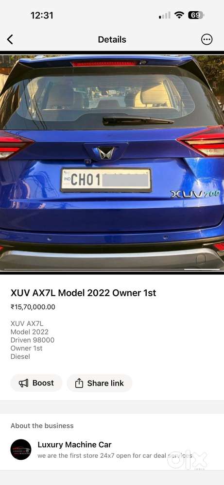 Mahindra Xuv700, 2022, Diesel