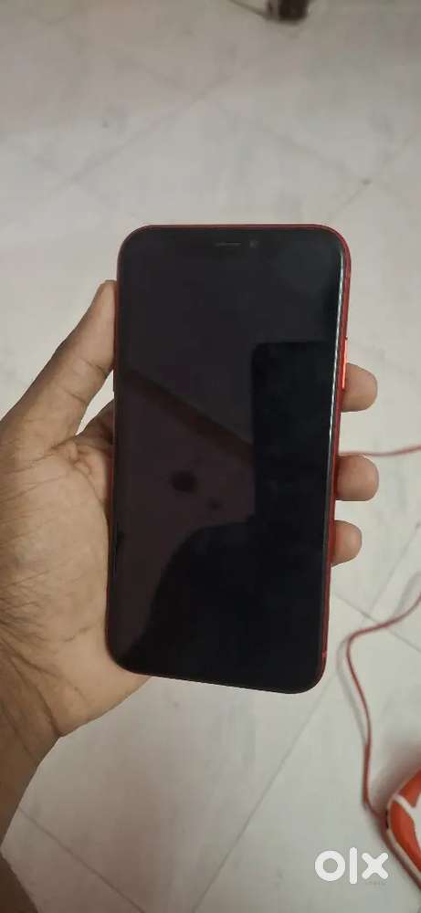 I phone XR red panal with free charge wire and Very Good condition