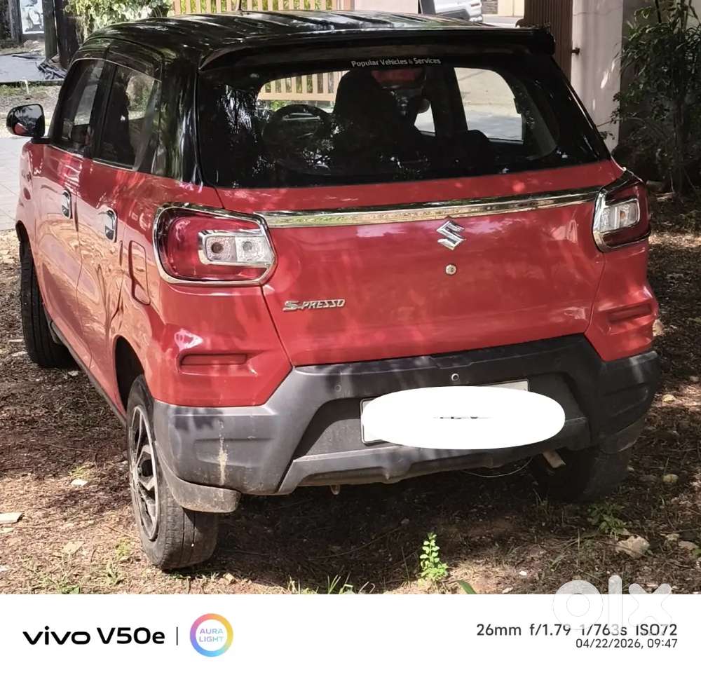 Car For Sale
S-presso Vxi (fire Red)22 Model, 2nd Owner
4 Tyre