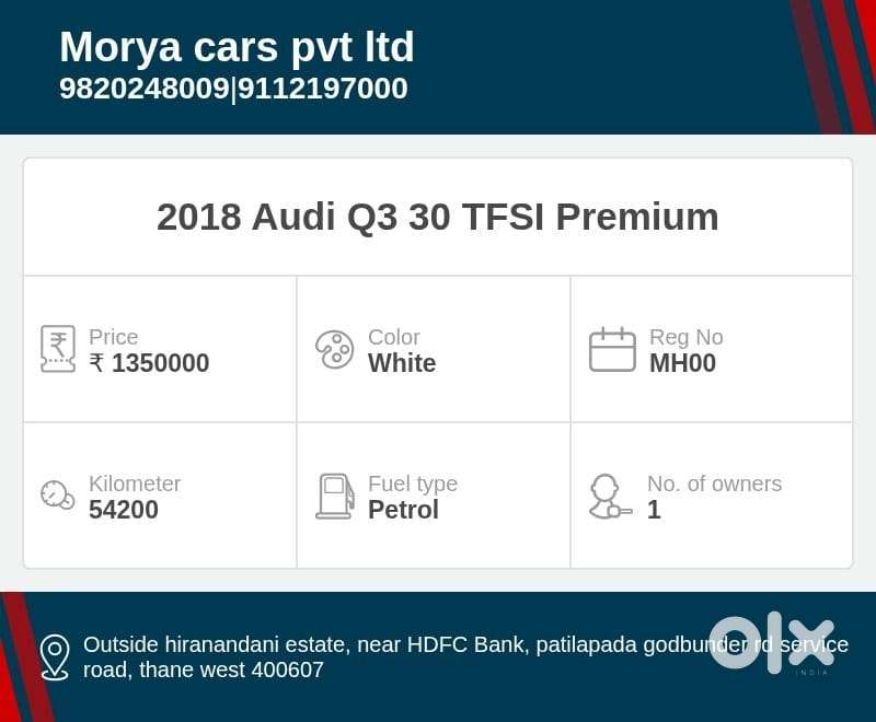 Audi Q3 1.4 30 Tfsi Premium, 2018, Petrol