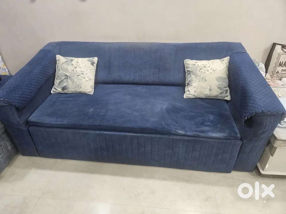 Sofa cum bed and lounger