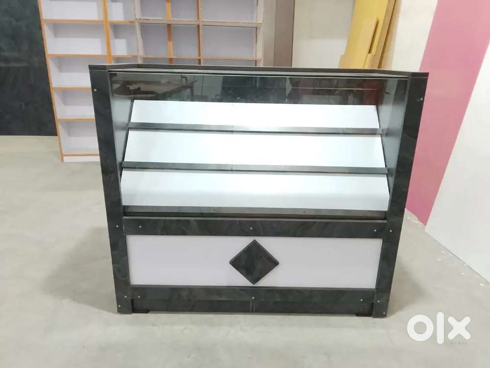 Glass Display Counter / Shop Showcase 4ft Length