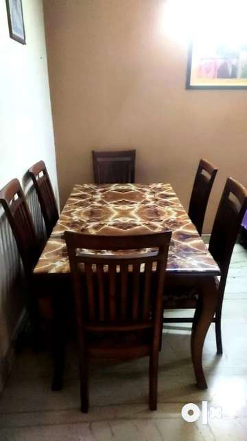 For Sale 6 Seater Dining Table Great condition solid wood. Sofa Dining 1787124787