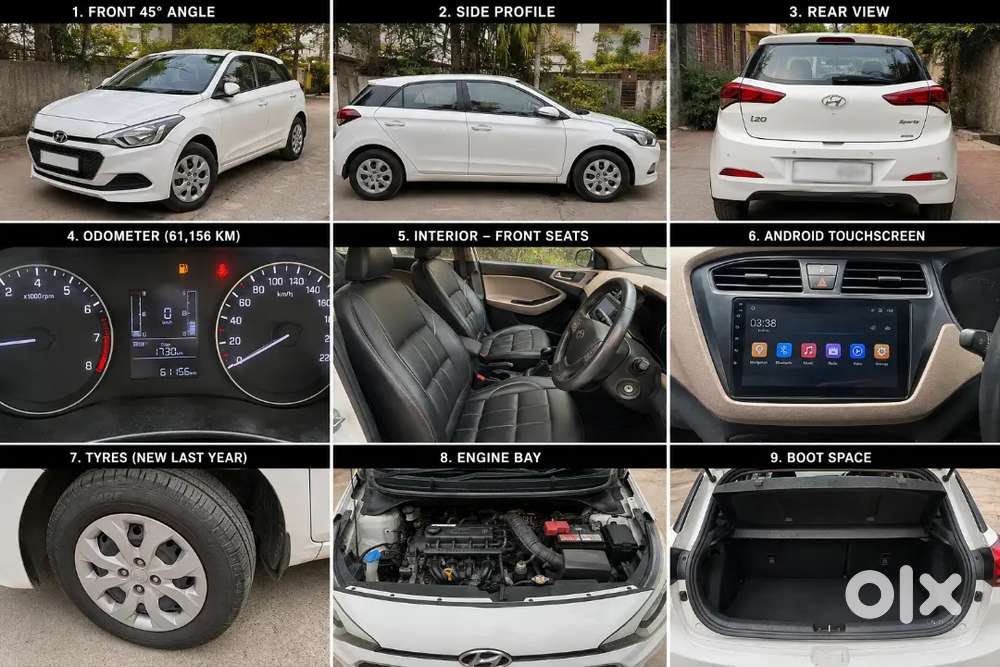 Hyundai I20 Sportz 2017  1st Owner  61k Km  Android  Top Condition