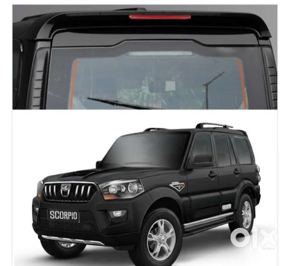 air design black roof spoiler scorpio