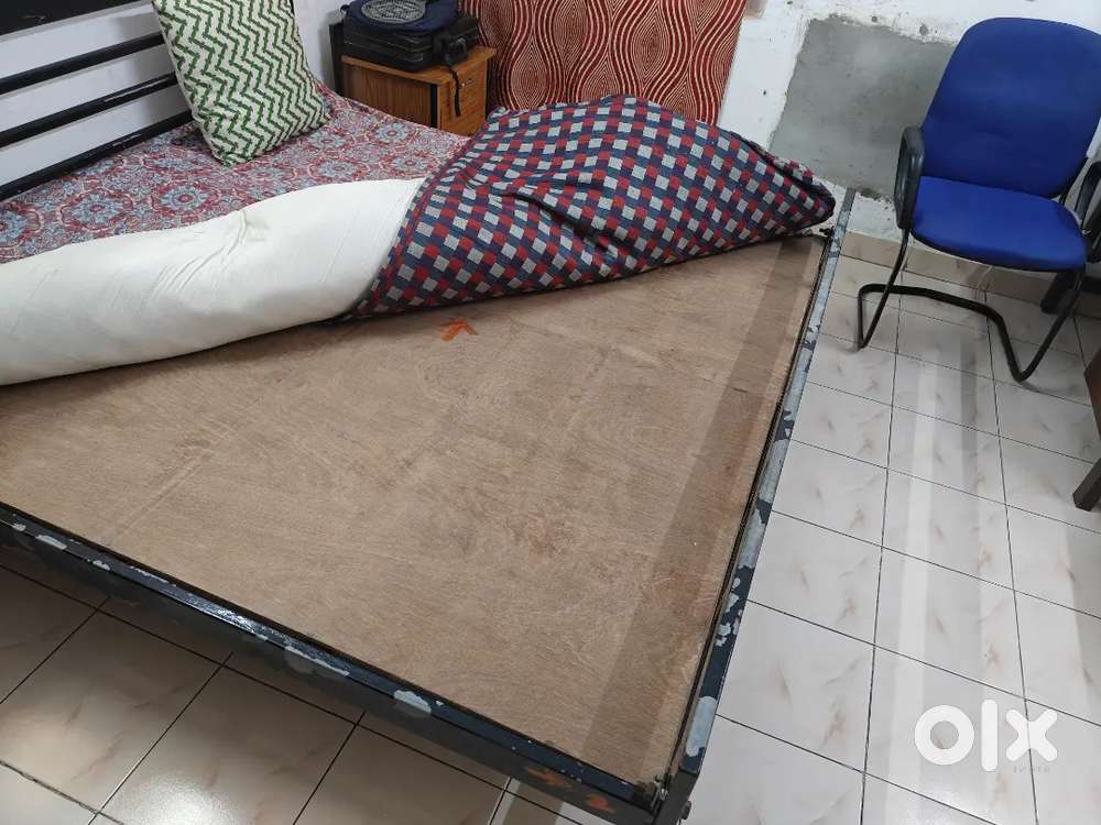 Two Iron Beds