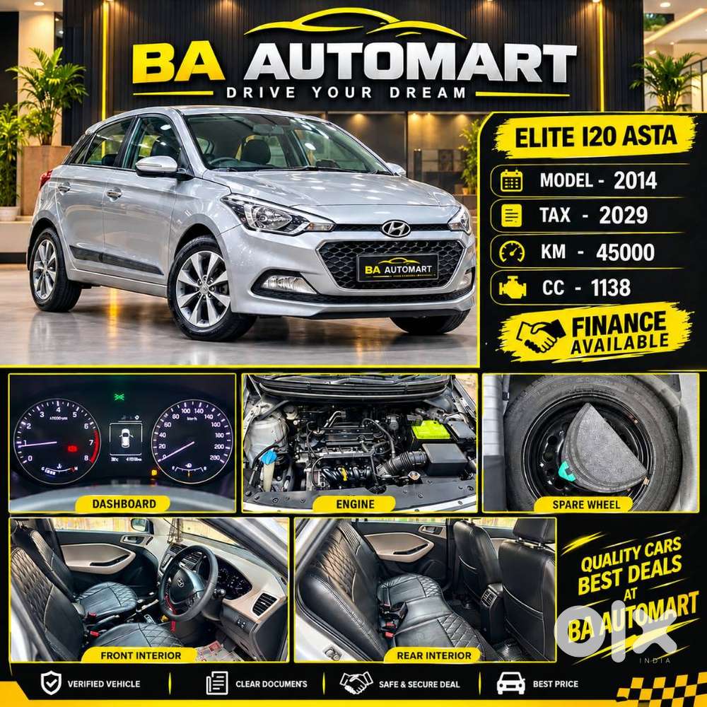 Hyundai Elite I20 Asta 1.2 Mt, 2014, Petrol