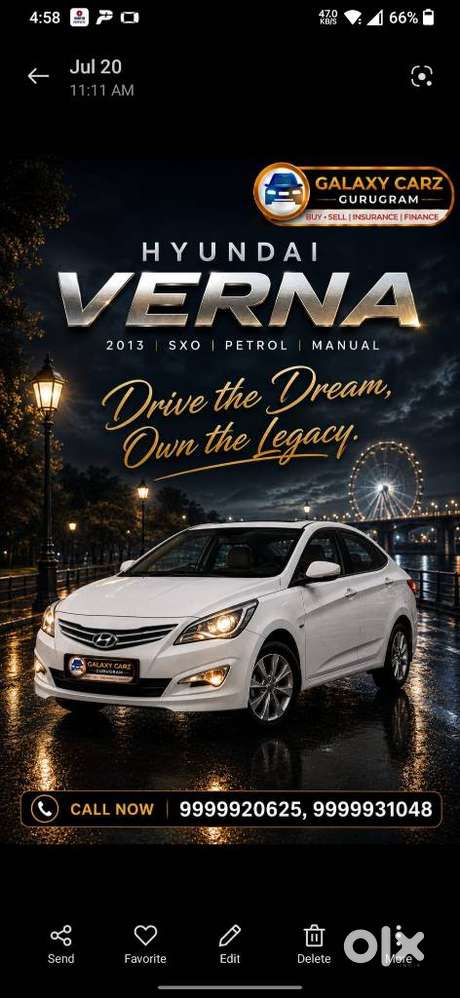 Hyundai Verna Crdi Vgt Sx 1.5, 2013, Cng & Hybrids