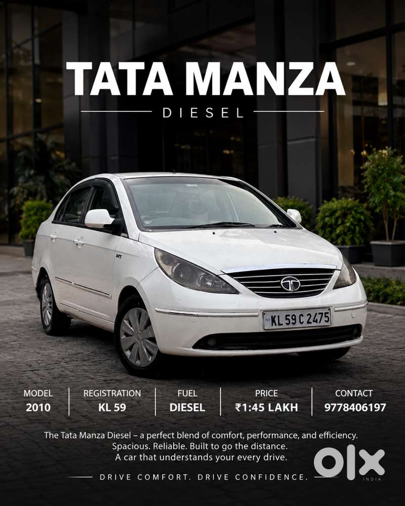 Tata Manza White Good Condition