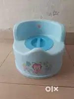 Blue kids potty