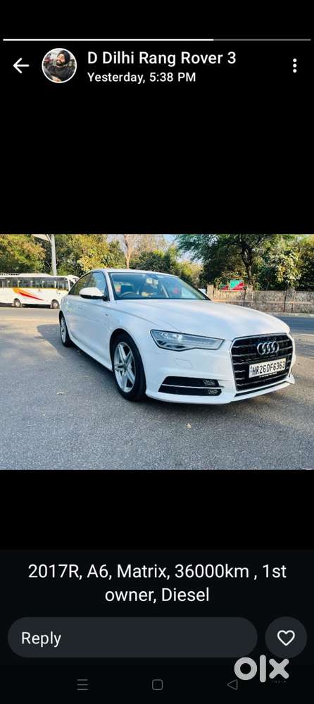 Audi A6 35 Tdi S Line Matrix, 2017, Diesel