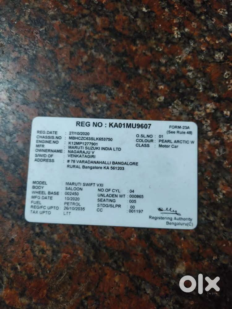 Maruti Suzuki Swift Vxi + Manual, 2020, Petrol