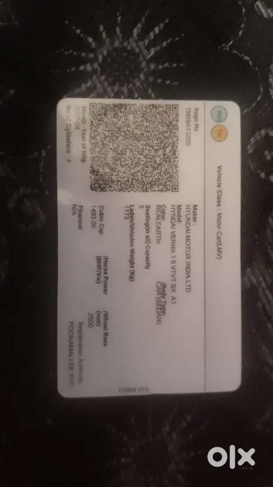 Hyundai Verna 2007 Petrol 57000 Km Driven