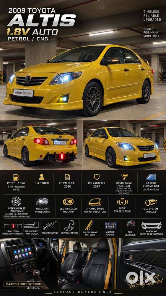 Toyota Corolla Altis 2009