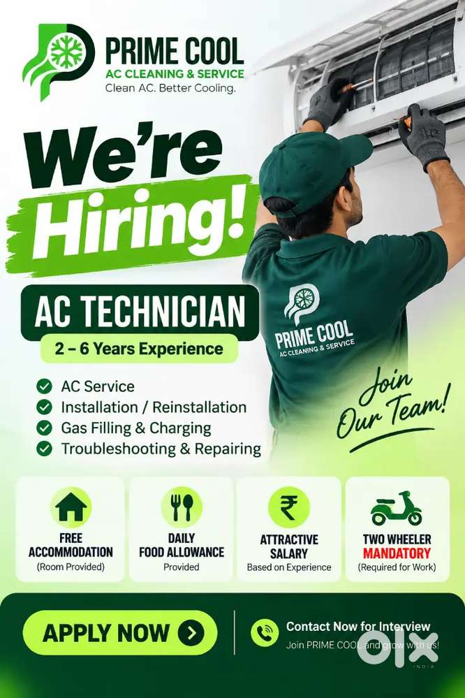 Senior AC Technician &ndash; Split AC Specialist