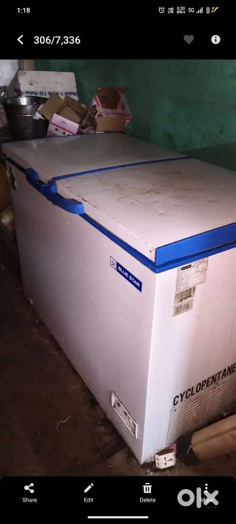 1000 liter frige