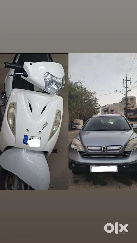 Honda CR-V Petrol 2007 2.4 AT TOPEND/Access 125[Dashera combo offer]