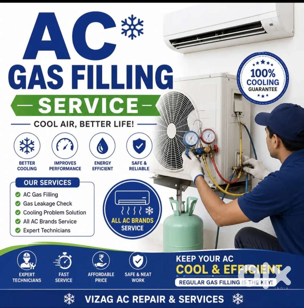 AC GAS FILLING & REFILLING SERVICE  in vizag