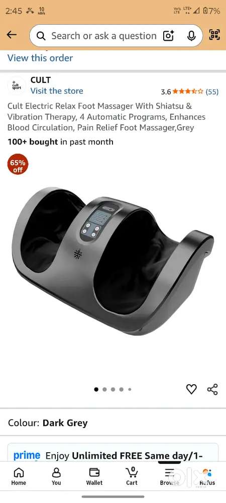 Cult Electric Relax Foot Massager