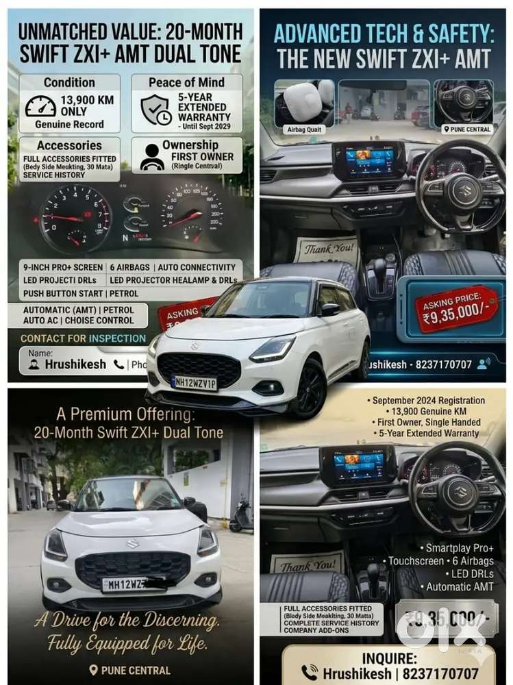Maruti Suzuki Swift 2024 Petrol 13921 Km Driven