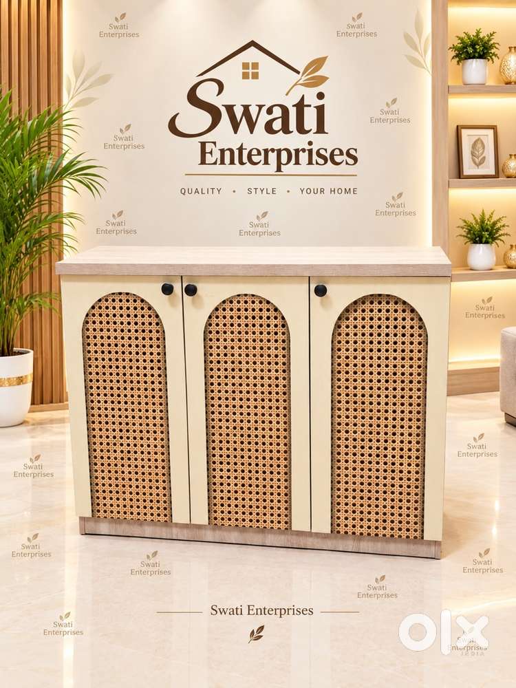 New wooden cabinet for multipurpose use shoe rake