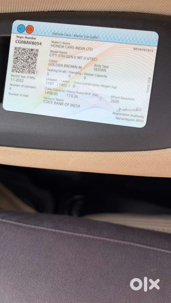 Honda City 2022 Petrol Good Condition