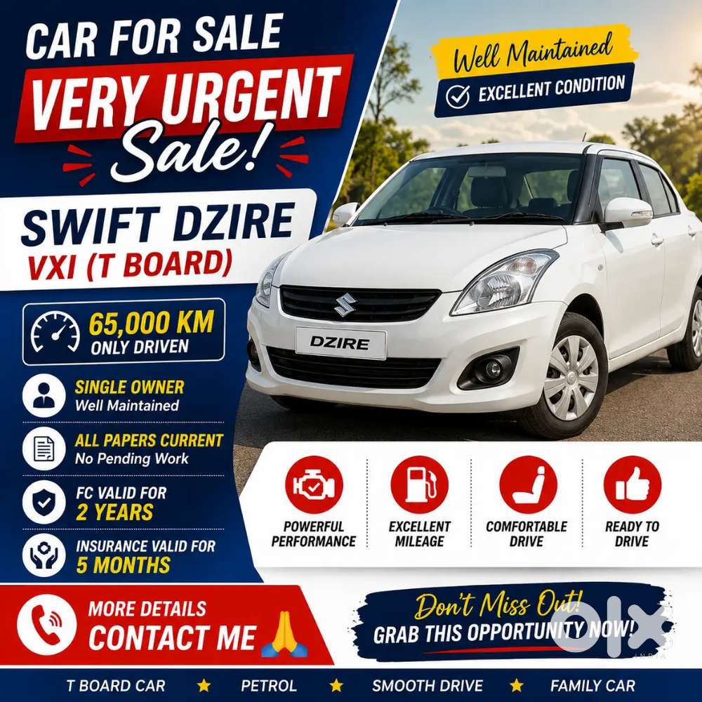 Maruti Suzuki Dzire 2024 Manual Petrol- T Board